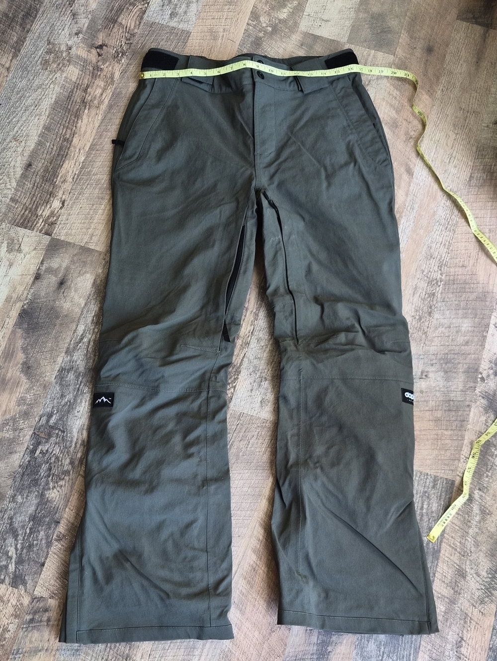 Womens's Olive Green Snow Pants - Performance